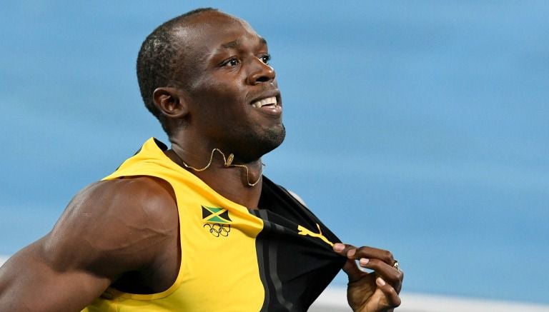 Usain Bolt celebra una victoria en los Juegos Olímpicos de Río 2016