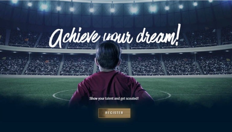 Pagina oficial de la aplicación Dream Football