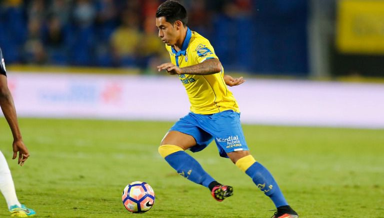 Sergio Araujo, durante un juego de la Unión Deportiva Las Palmas