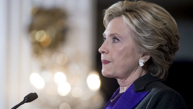 Hillary Clinton, en discurso tras perder votaciones 