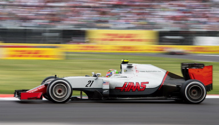 Estaban Gutiérrez, durante el GP de México