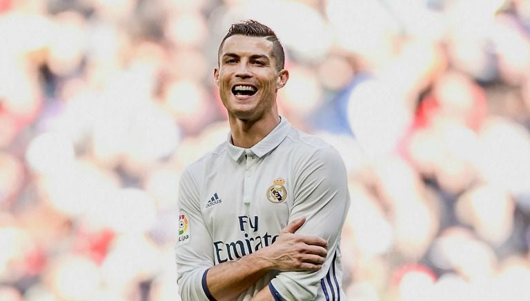 Cristiano Ronaldo durante un partido del Real Madrid