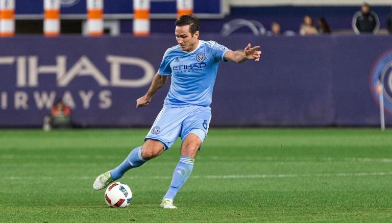 Frank Lampard en un partido del New York City FC