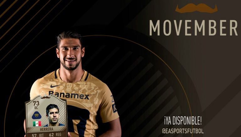 Lalo Herrera posa para FIFA 17 y Movember