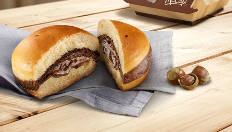 As+i luce la hamburguesa de Nutella