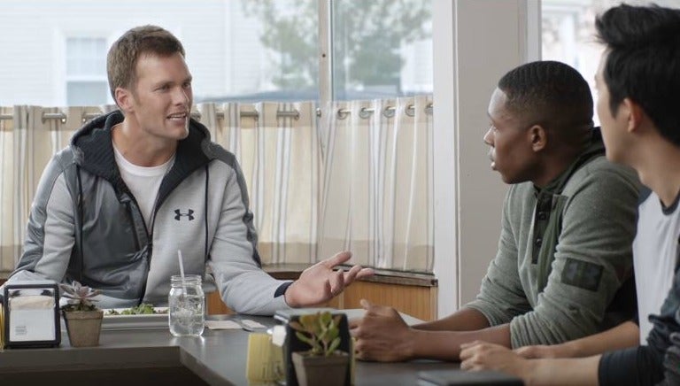 Tom Brady, en anuncio publicitario