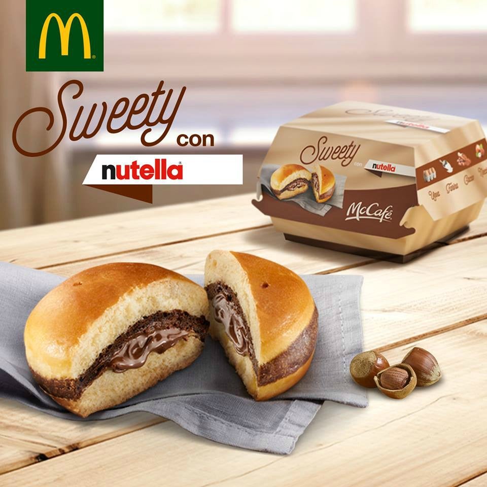 Hamburguesa de nutella