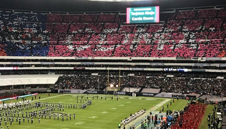 Así lució un mosaico en el Estadio Azteca