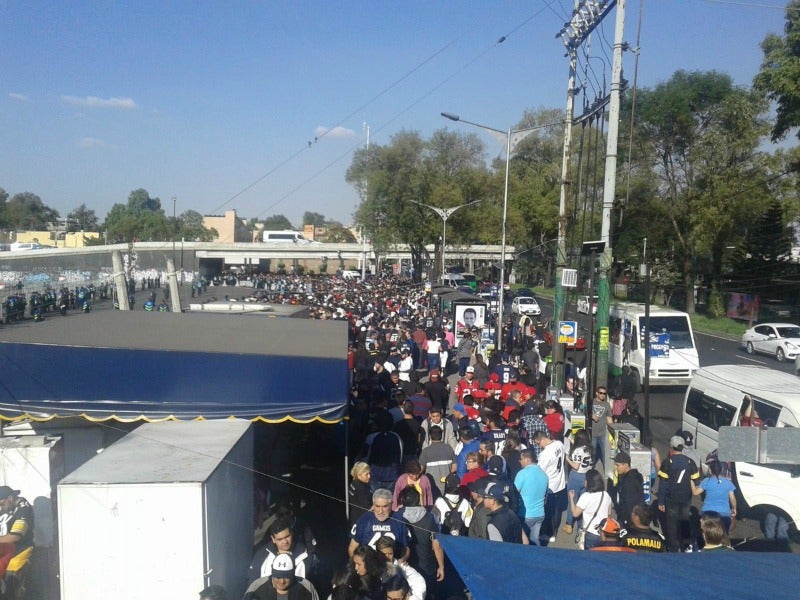 Así lucen las calles del Azteca