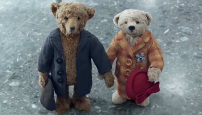 Los osos de peluche en el comercial