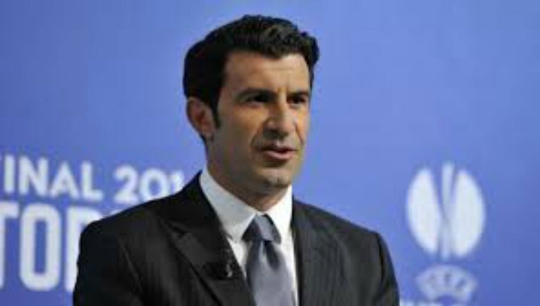 Figo, en reunión de la UEFA Europa League