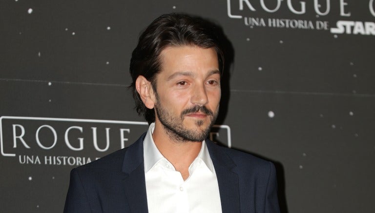 El actor mexicano en la presentación de Rogue One