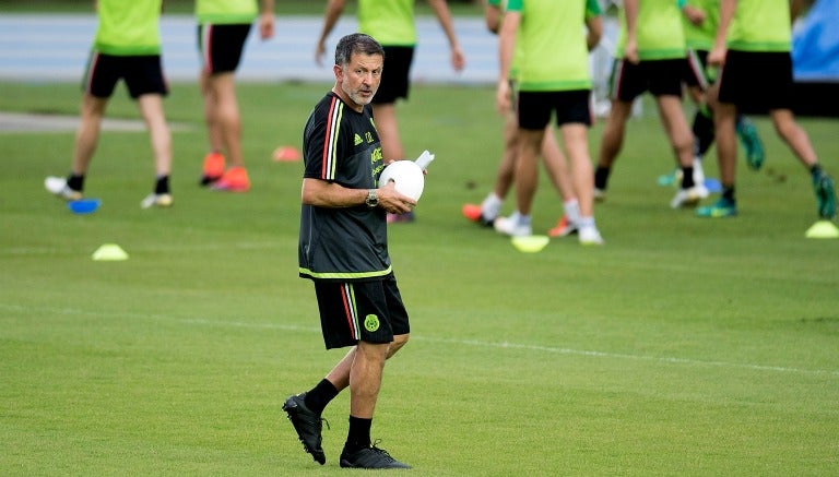 Juan Carlos Osorio en un entrenamiento