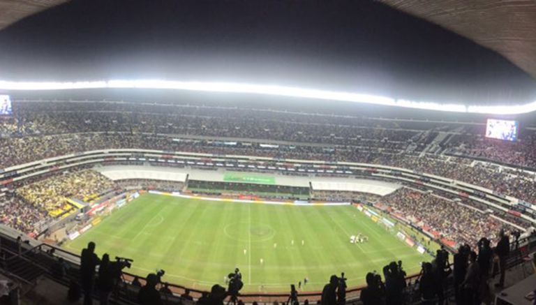 Así la entrada en el Estadio Azteca