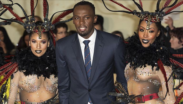 Usain, en el preestreno de su documental 'I am Bolt'