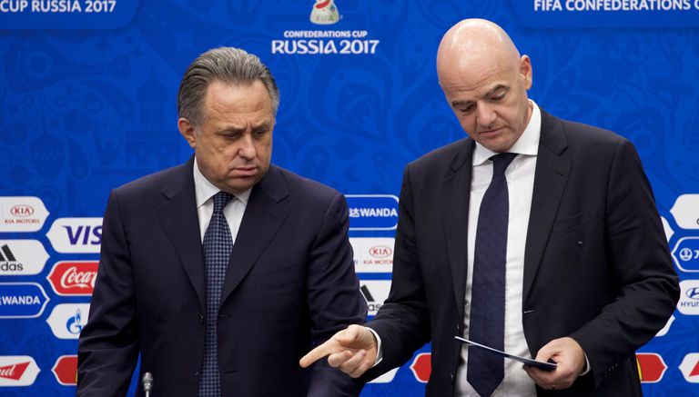 Gianni Infantino prepara una conferencia en FIFA