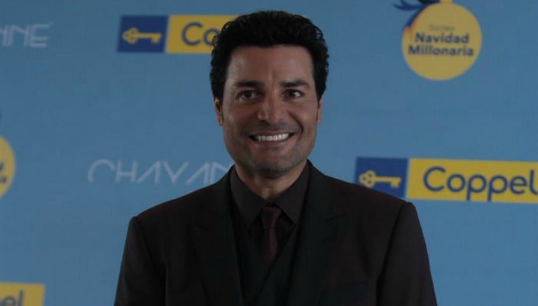 Chayanne durante la conferencia de prensa