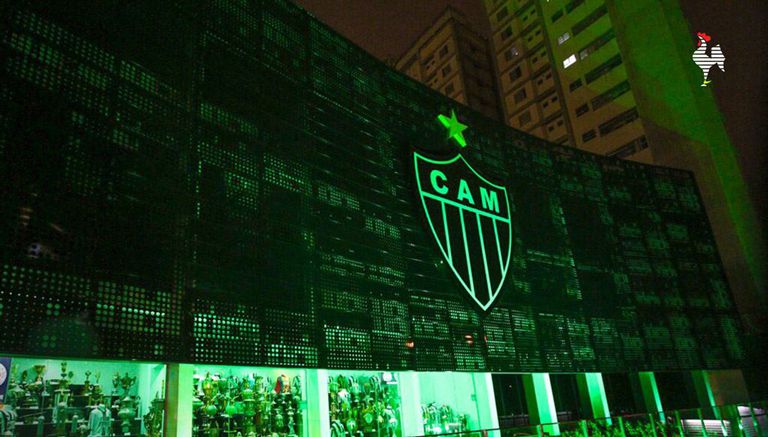 Las instalaciones del Mineiro se pintaron de verde por el 'Chape'