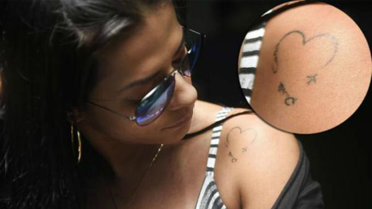 La esposa de Cleber Santana muestra su tatuaje