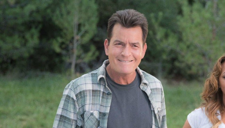 Charlie Sheen durante la nueva serie 'Mad Families'