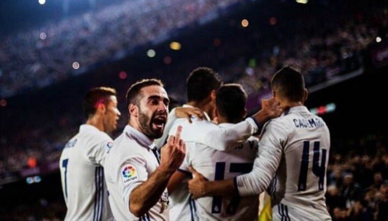 Carvajal ofende a la afición blaugrana tras el tanto de Ramos 