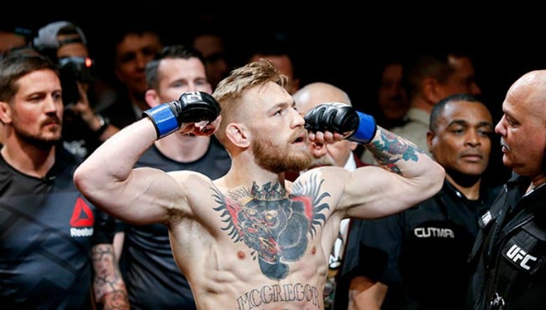 McGregor previo a una pelea en la UFC