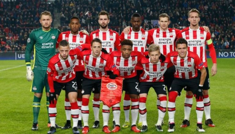 Once titular del PSV para enfrentar al Rostov