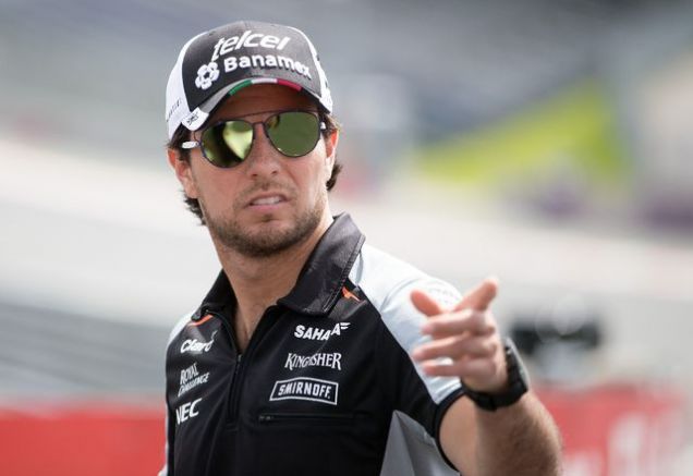 Checo Pérez, previo a una competencia