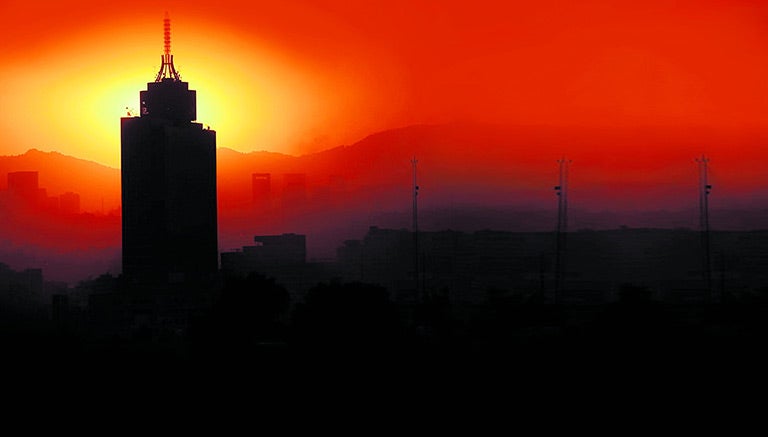 Así luce el atardecer en la Ciudad de México