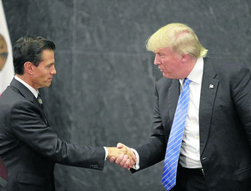 Enrique Peña Nieto recibió a Donald Trump (Agosto)