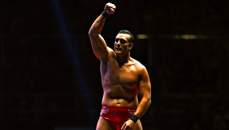 Alberto El Patrón en el Mundial de Lucha Libre