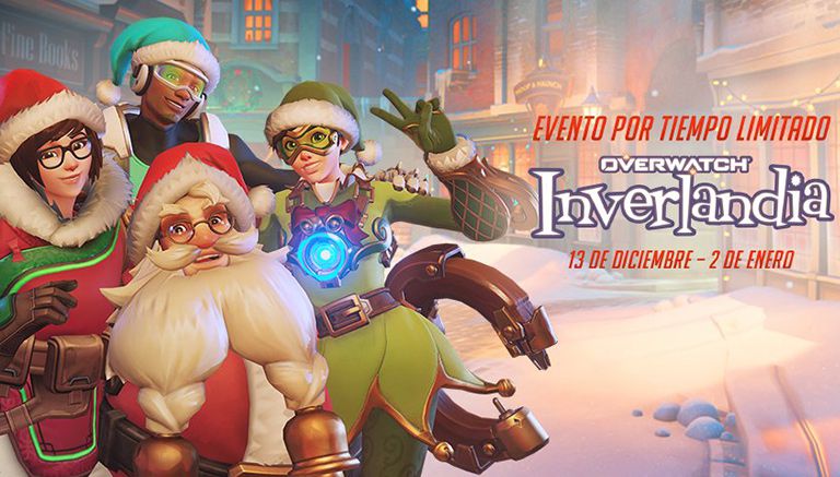 La imagen para promocionar el evento navideño de Overwatch