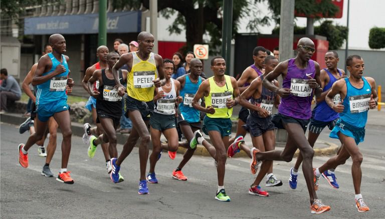 Participantes del Maratón de la CDMX 