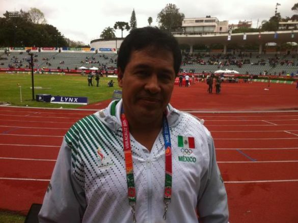 Antonio Lozano, durante un evento de atletismo