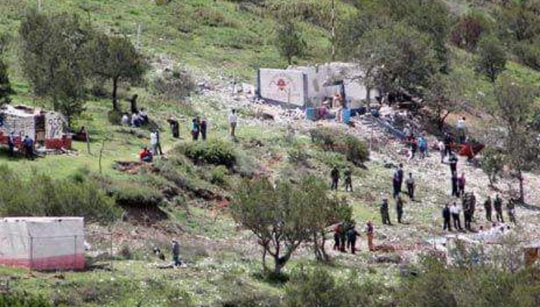 Así luce la zona de la explosión en Tlaxcala