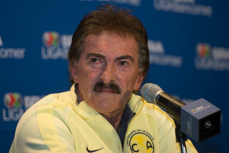 Ricardo La Volpe durante su conferencia de prensa en el Media Day