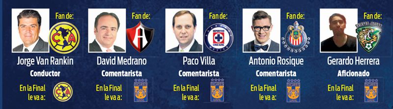 Personalidades dan su pronóstico para la Final