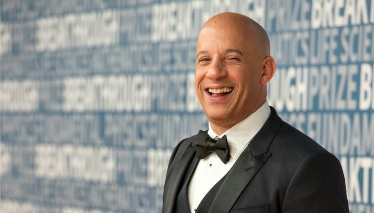 Vin Diesel durante una premiación en California