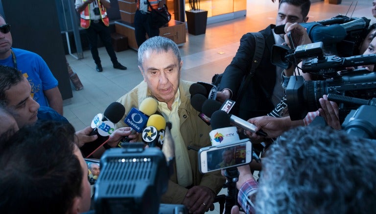 Alejandro Rodríguez, presidente de Tigres, en conferencia de prensa