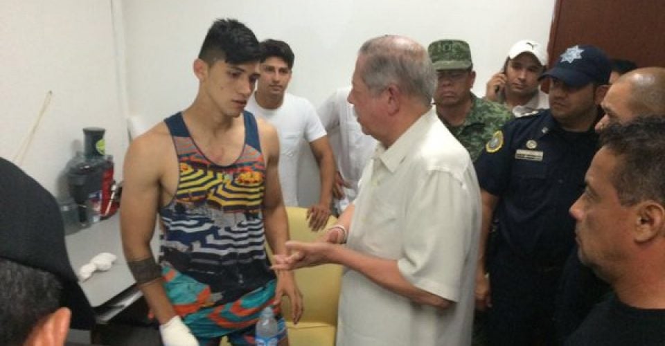 Alan Pulido habla con el gobernador de Tamaulipas