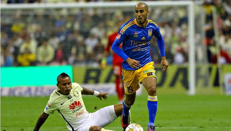 Guido Pizarro durante el partido de Ida de la Gran Final