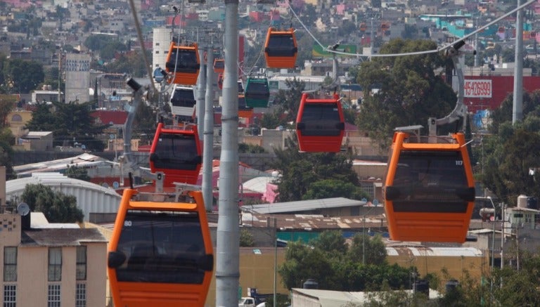 Mexicable transporta a habitantes del Estado de México