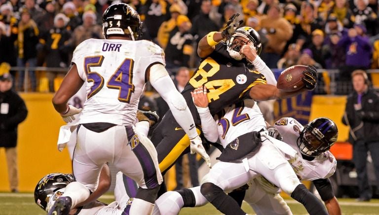 Antonio Brown consigue el TD de la victoria de Steelers