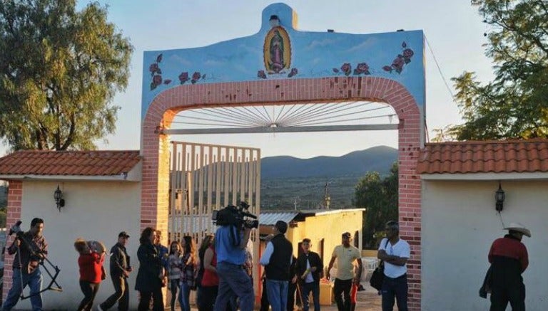 Fachada de la iglesia donde fue la misa de XV años