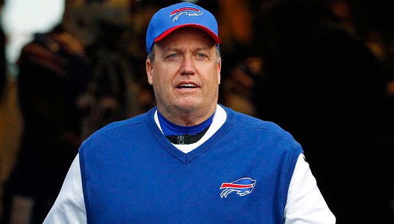 Rex Ryan previo a un partido con los Bills