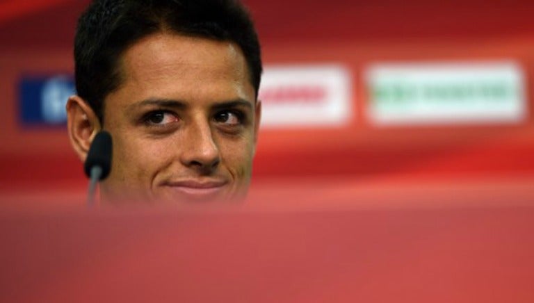 Chicharito, en conferencia de prensa