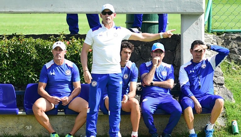 Paco Jémez en un entrenamiento