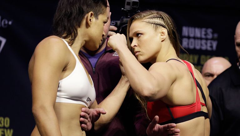 Ronda Rousey, cara a cara con Amanda Nunes