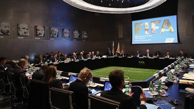 Reunión de FIFA para realizar la votación a la propuesta de Infantino