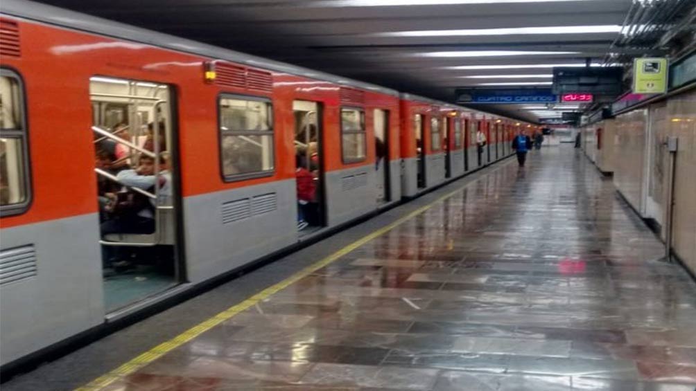 Metro de la CDMX en funcionamiento 